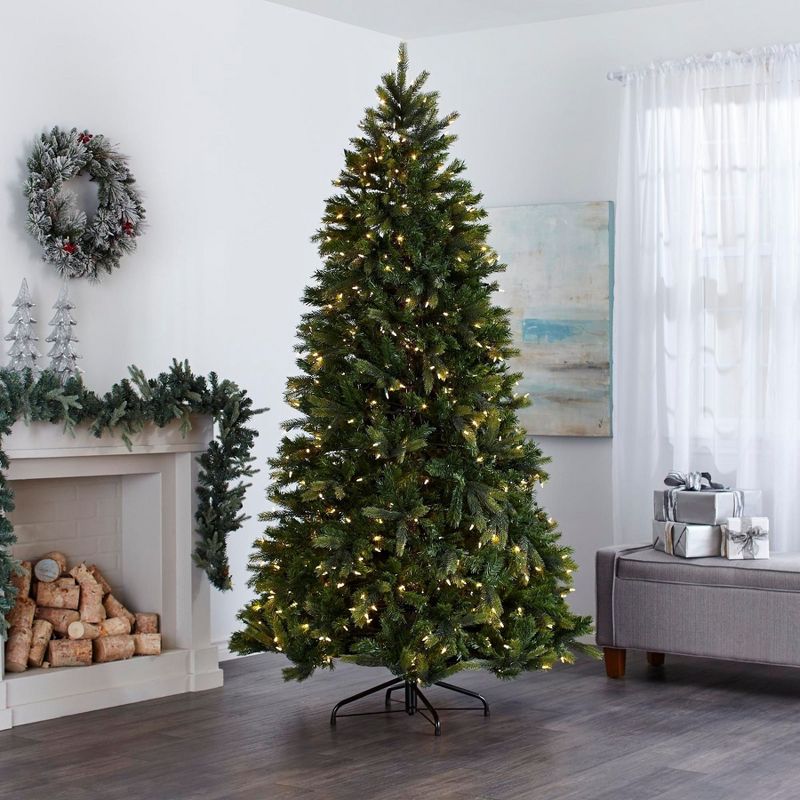 NOMA 7.5 Ft Colorado Pine Artificial Color Changing LED Pre Lit Christmas Tree