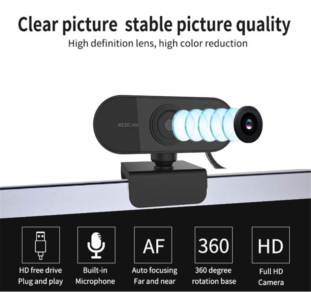 HD-U01 USB Camera WebCam with Microphone