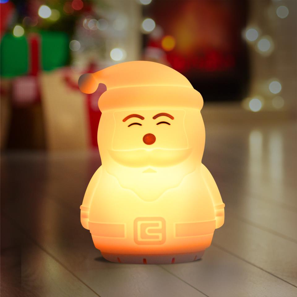 Glowing Kids Nightlight with Bluetooth Speaker  Santa