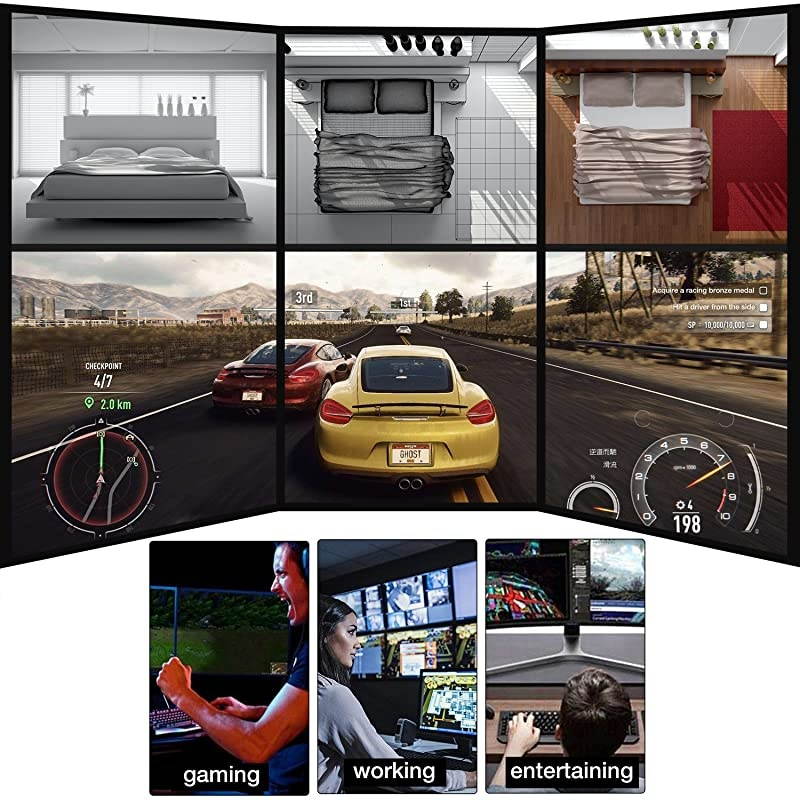 DisplayPort Cable 4K DP Cable Nylon Braided 4K60Hz 2k144Hz Ultra High Speed DisplayPort to DisplayPort Cable 3ft for Laptop PC TV etc Gaming Monitor Cable Grey