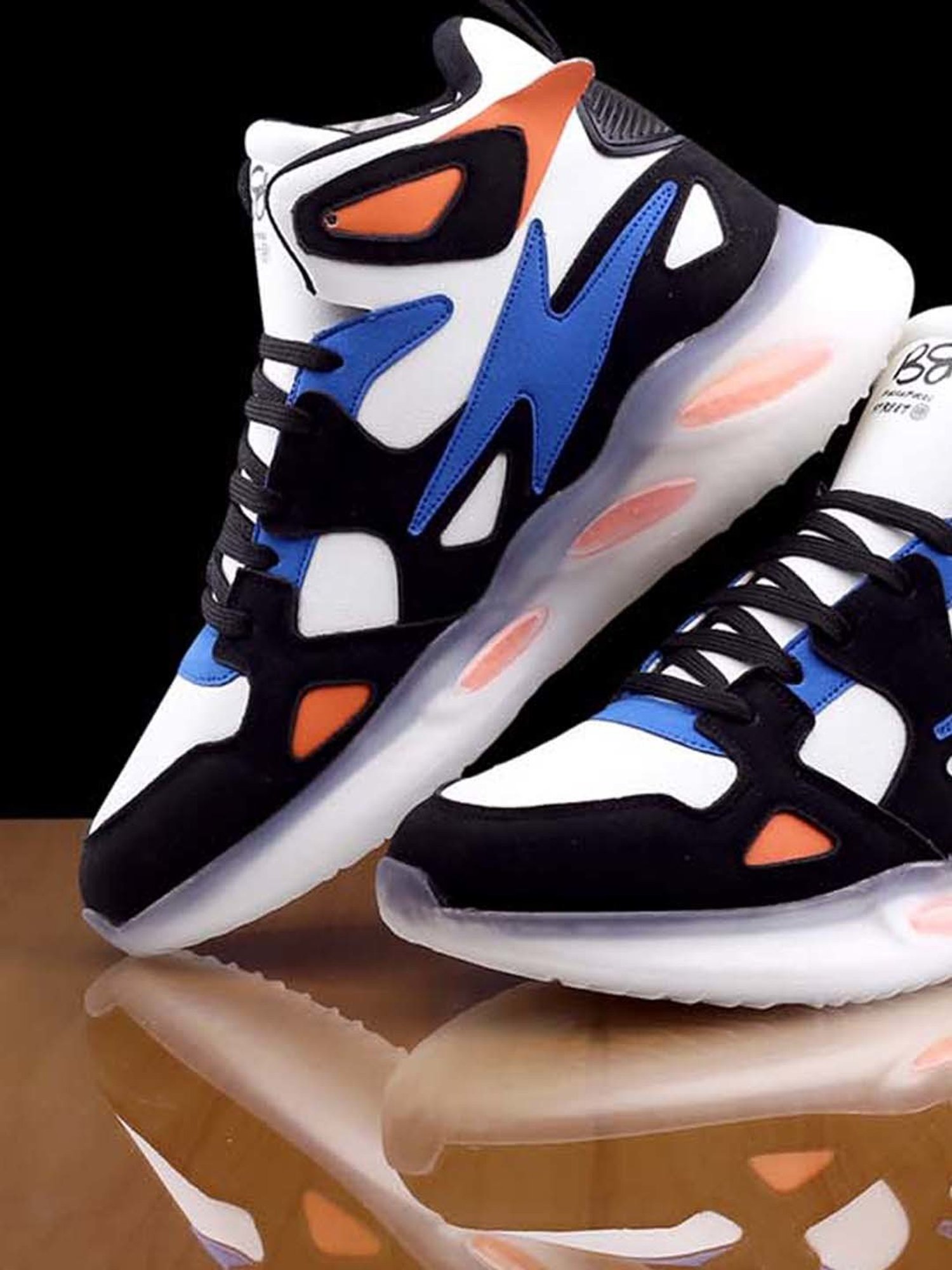 Bacca Bucci Men's ATTITUDE Blue Ankle High Sneakers