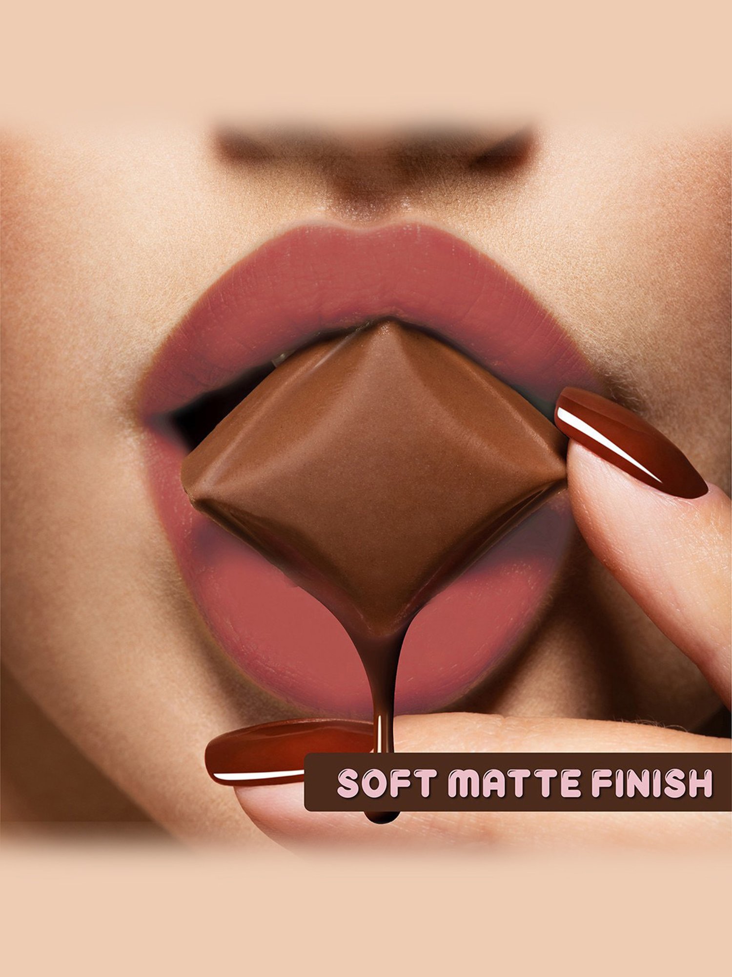 Blue Heaven Cookie & Crush Chocolate-Flavored Matte Lipstick Cookie Craze - 3.4 gm