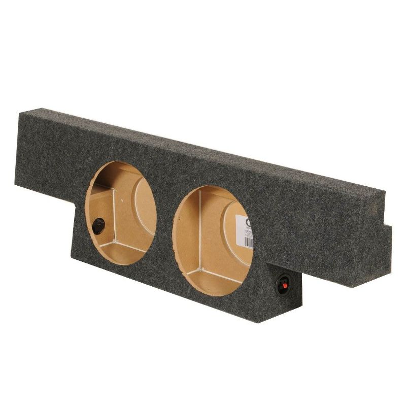 QPower GMC Chevy 2004 - 2006 Non HD Crew Cab Behind Seat Dual 10" Subwoofer Box