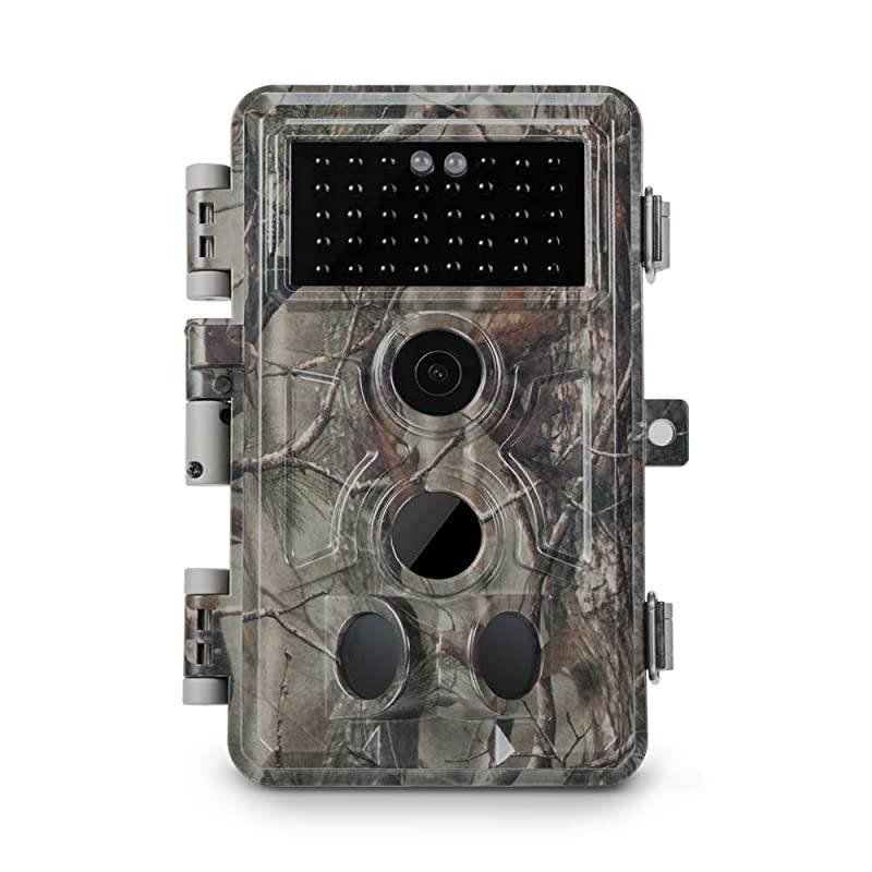 SL122 Pro Trail Camera, 16MP 1080P Game Camera with Advanced H.264 Video and Enhanced Night Vision, 0.2S Trigger Speed, 82ft Motion Activated, Wide 110&deg; View Angle, Waterproof