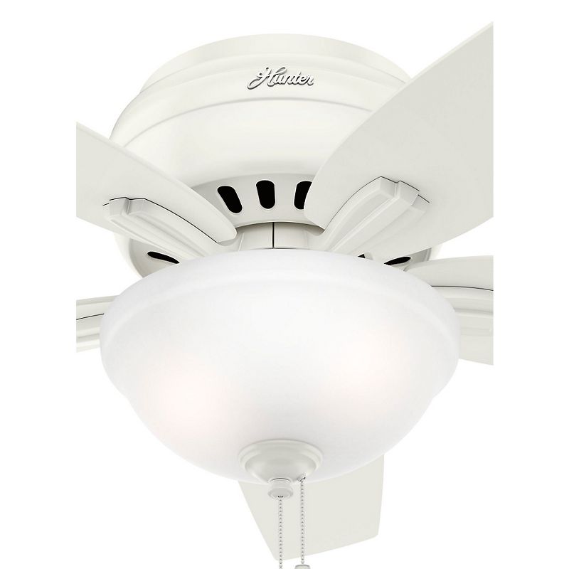42" Newsome Low Profile Ceiling Fan White (Includes Energy Efficient Light) - Hunter