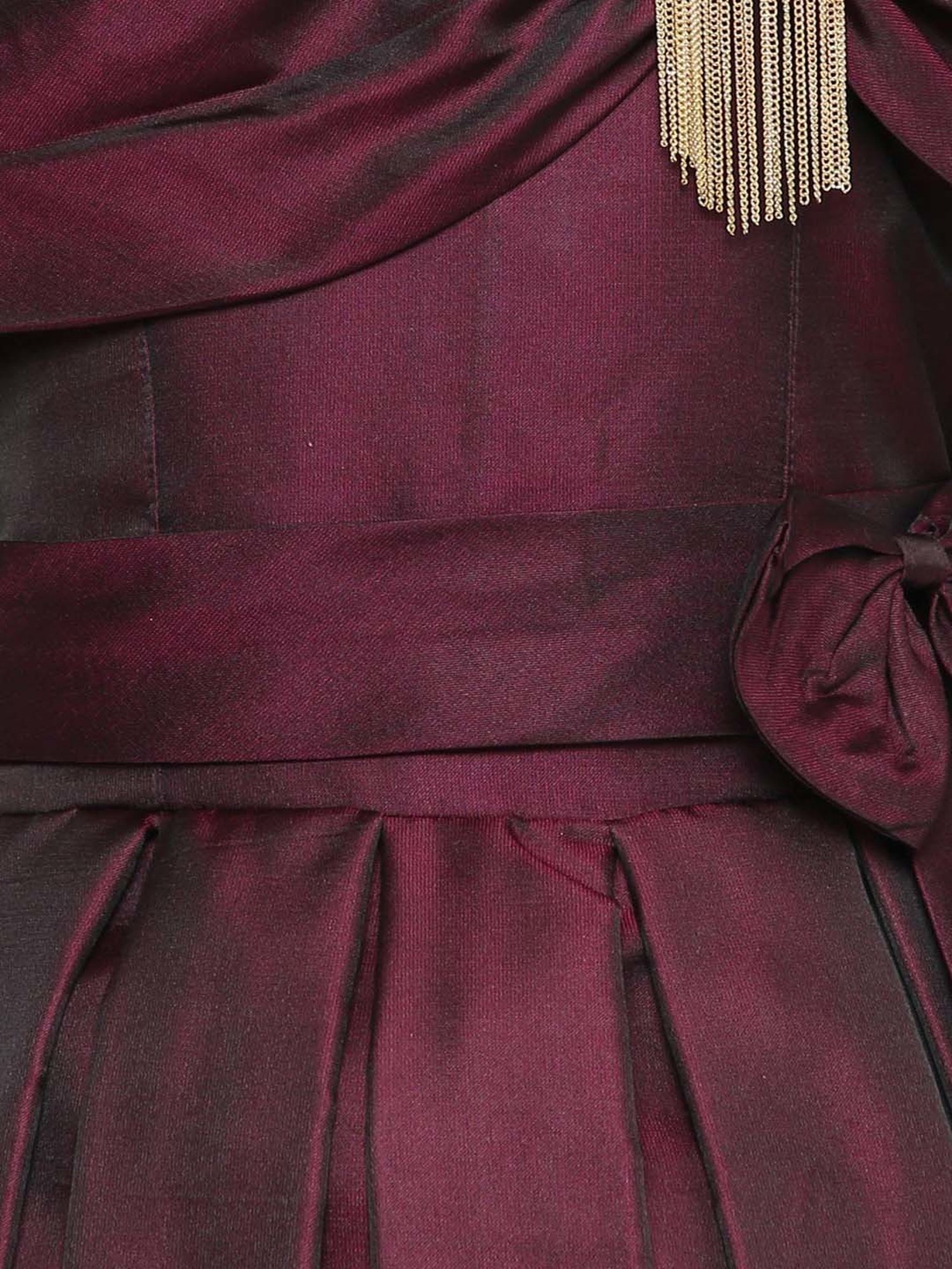 AJ Dezines Kids Purple Regular Fit Gown