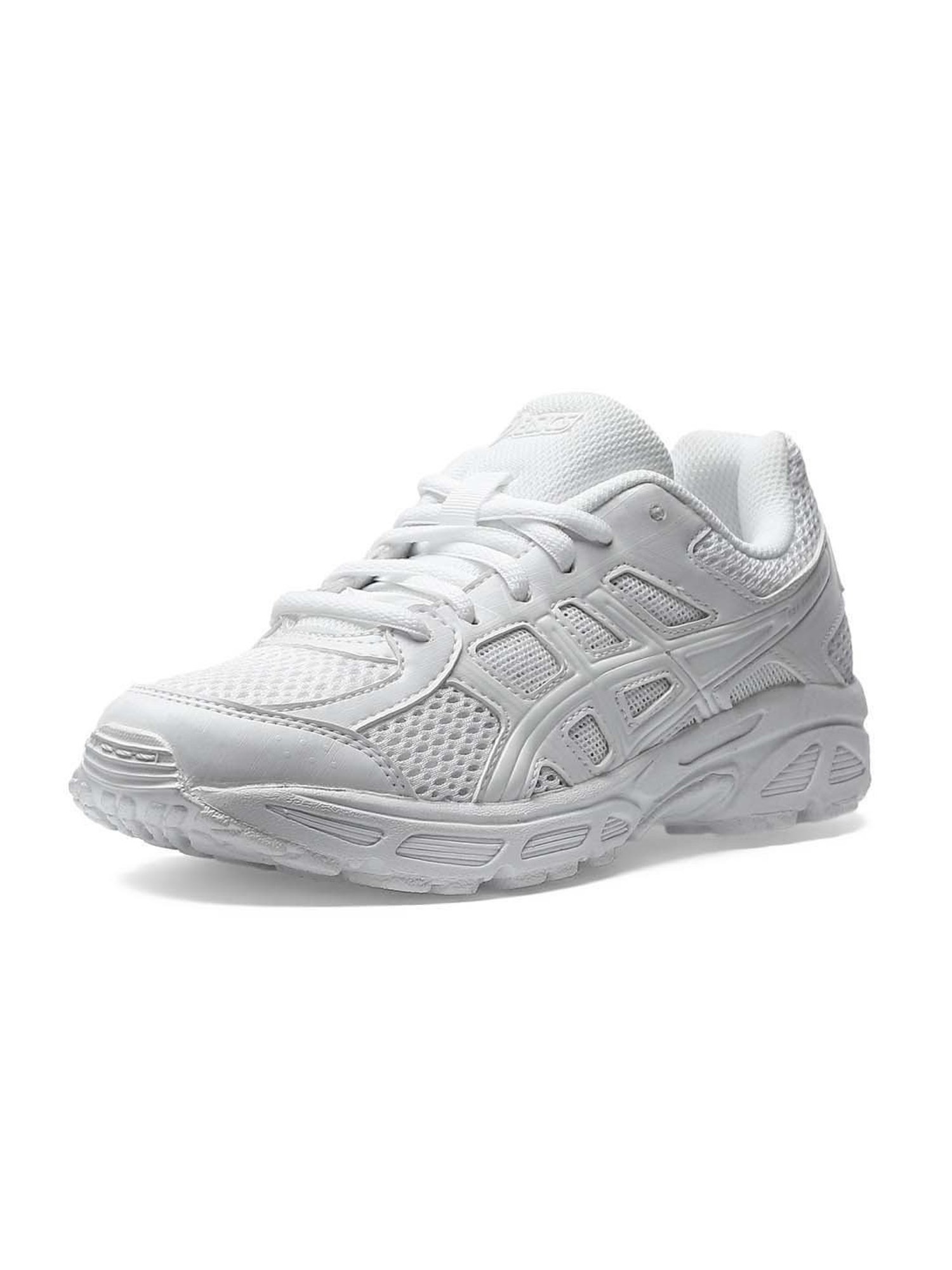 Asics Kids CONTEND 4B + White Lace-Up Shoes