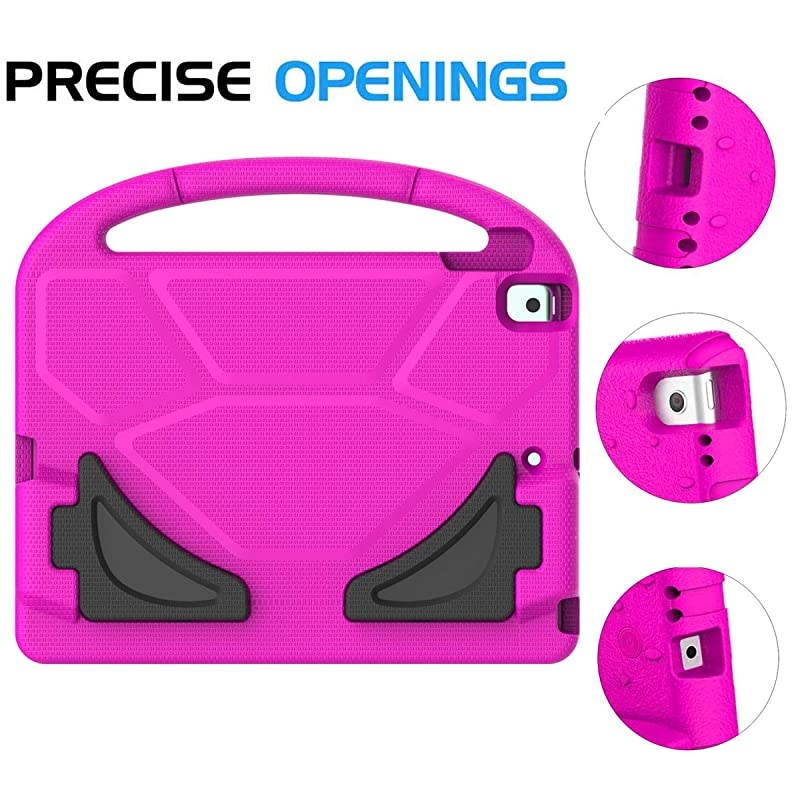 New iPad 102 Case 20202019 iPad 8th7th Generation Case with Builtin Screen Protector Shockproof Light Weight Handle Stand Kids Case for iPad 102 20192020 Latest Model Rose