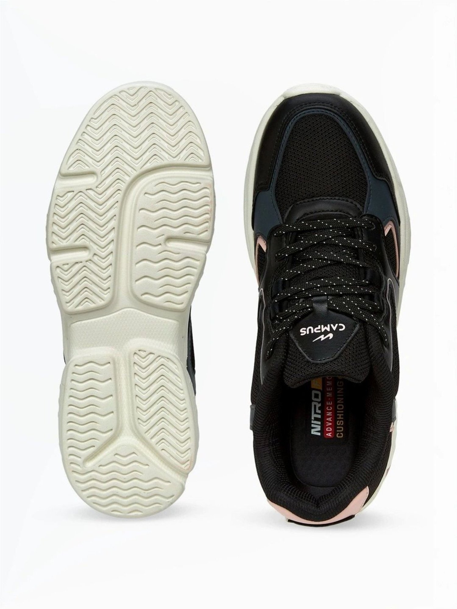 Campus Women's YASMIN Black Sneakers