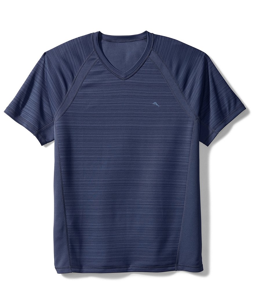 Tommy Bahama Big & Tall Palm Coast Flip Reversible Short-Sleeve V-Neck Tee