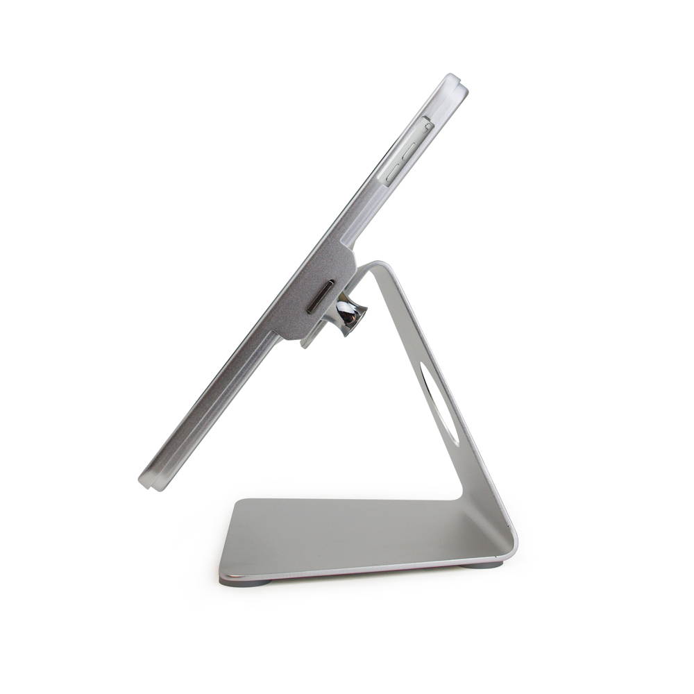 Angel POS iPad Desktop Anti-Theft POS Stand Holder Enclosure with Lock & Key for Retail Kiosk iPad 2 3 4 5/air work with your iPad like iMac