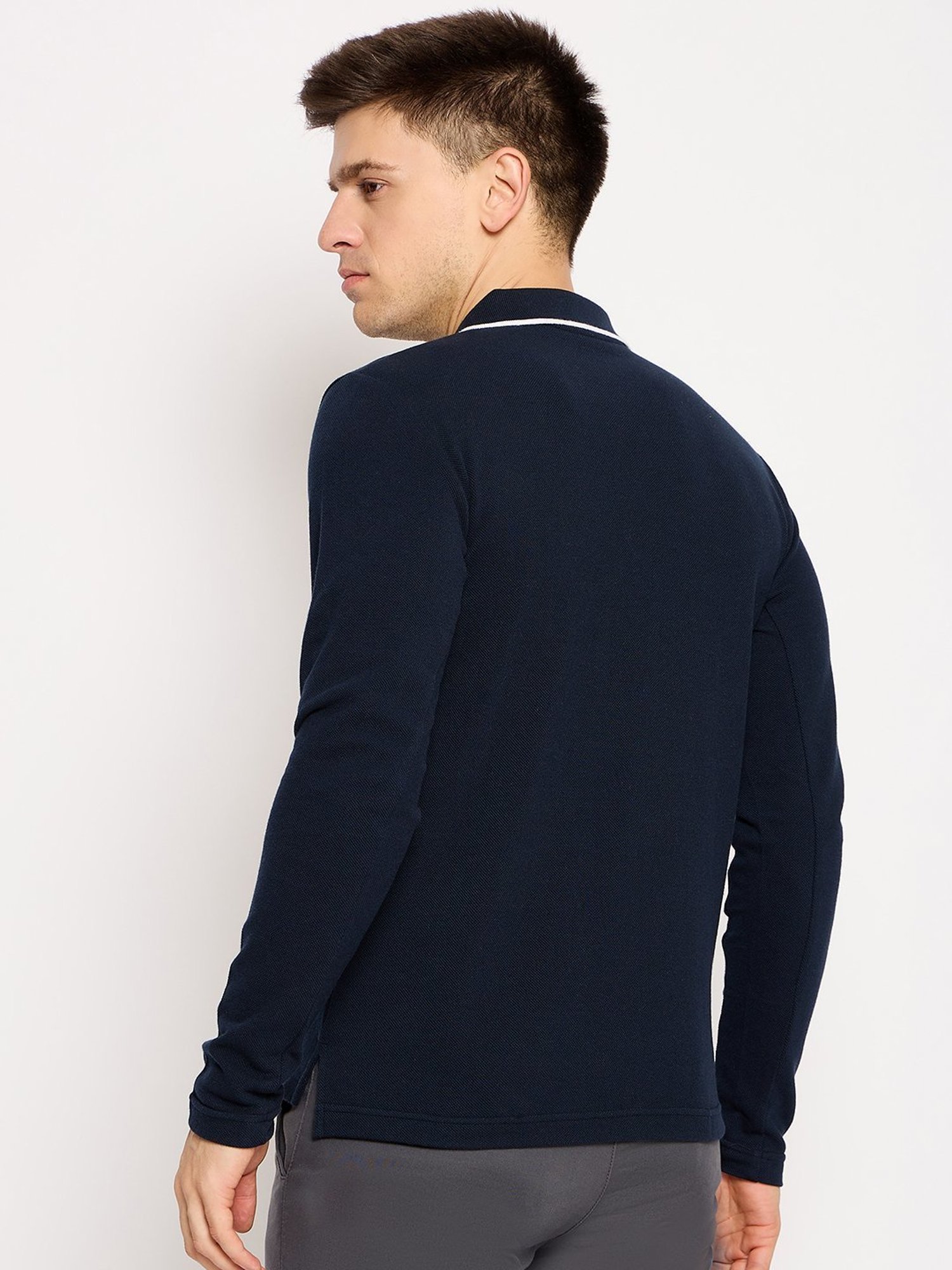 Club York Navy Regular Fit Polo T-Shirt