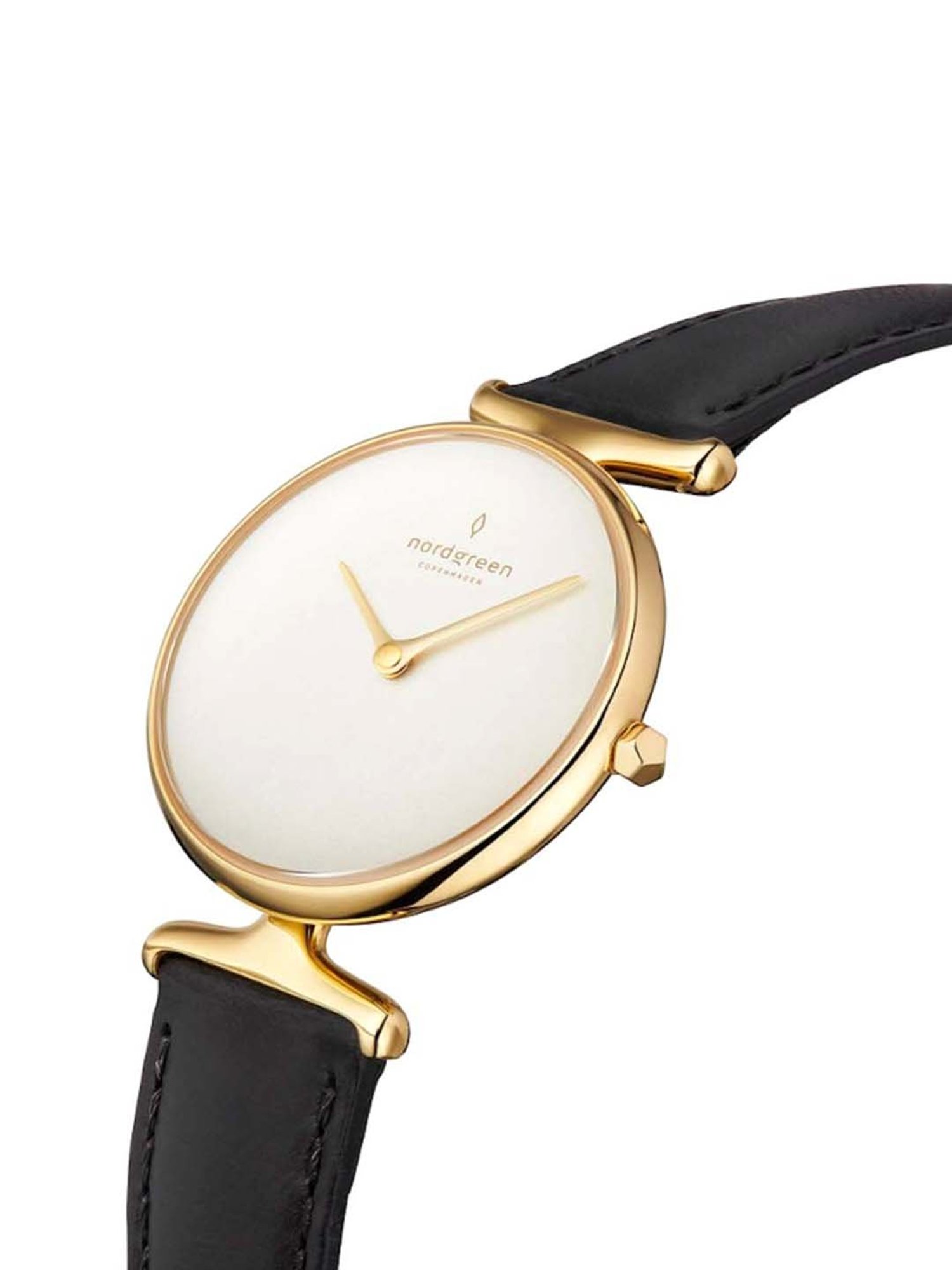 Nordgreen UN32GOXX5LGOLEBLLEBR Unika Analog Watch for Women with Strap Set Combo