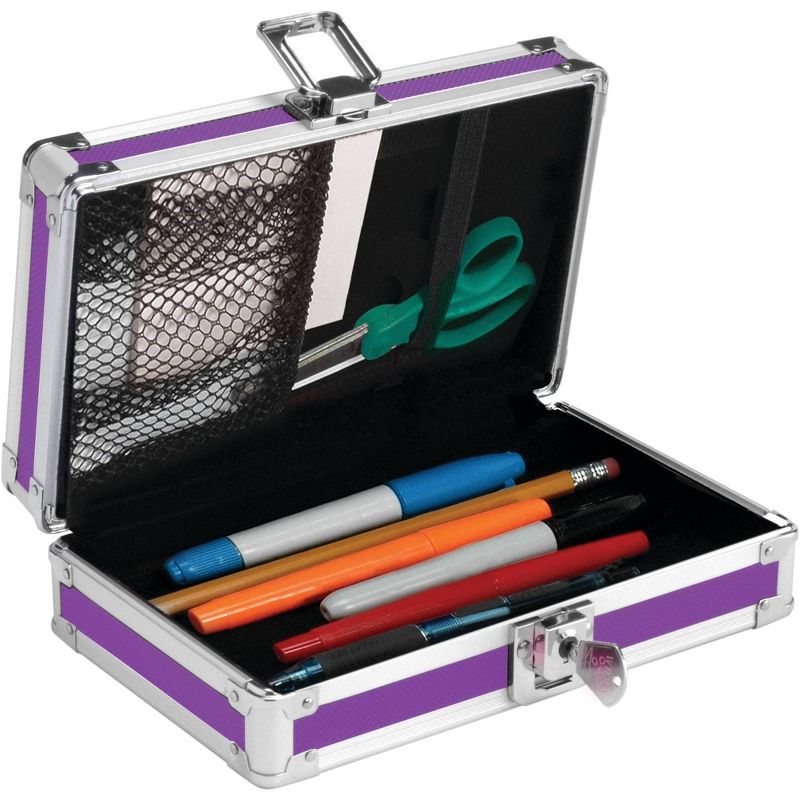 Metal Pencil Box Sparkle Painted Puppy - Vaultz