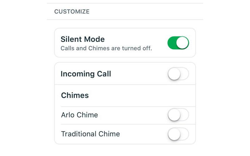 Arlo Audio Doorbell Black & White  -  Water Resistant - Remote Access w/ Mobile Device - Visitor messaging - Only compatible w/ iOS 10+ or Android 6+
