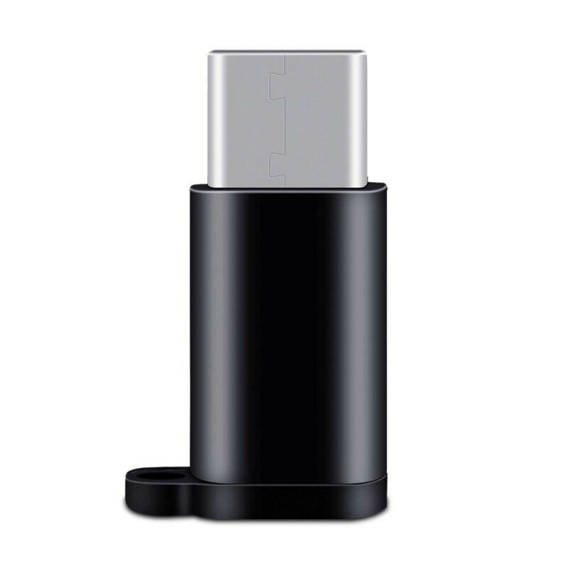 Micro USB to USB C Adapter, Micro USB to Type C Mini Converter, Grey