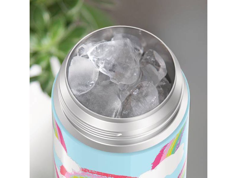 Thermos Rainbow 12oz FUNtainer Water Bottle with Bail Handle - Pink/Blue
