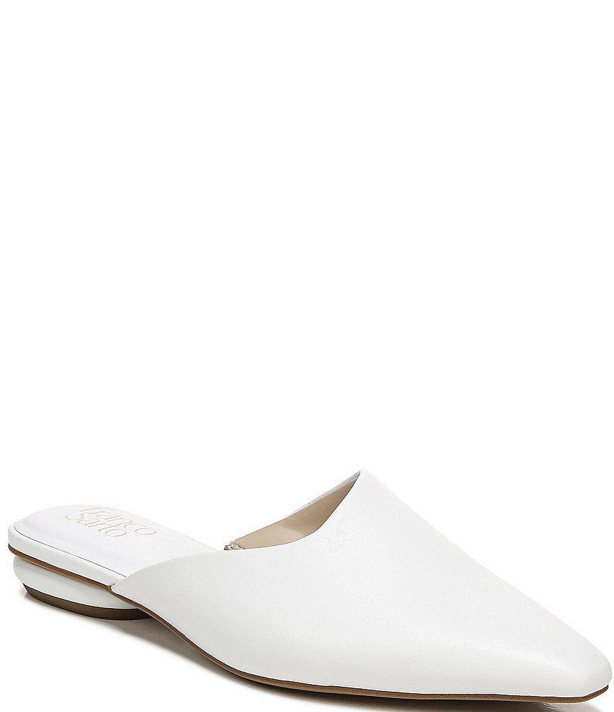 Jack Rogers Blair Pointed Toe Bow Leather Flats