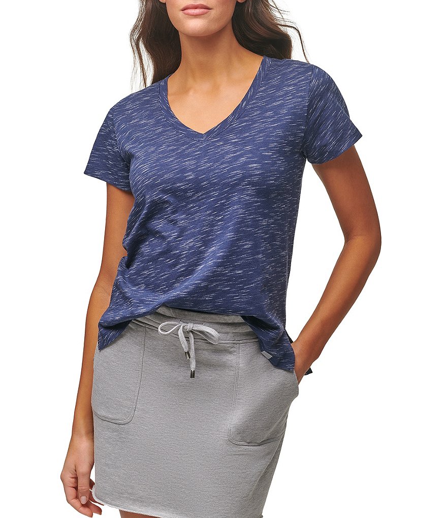 Marc New York Short Sleeve V-Neck Boyfriend Tee