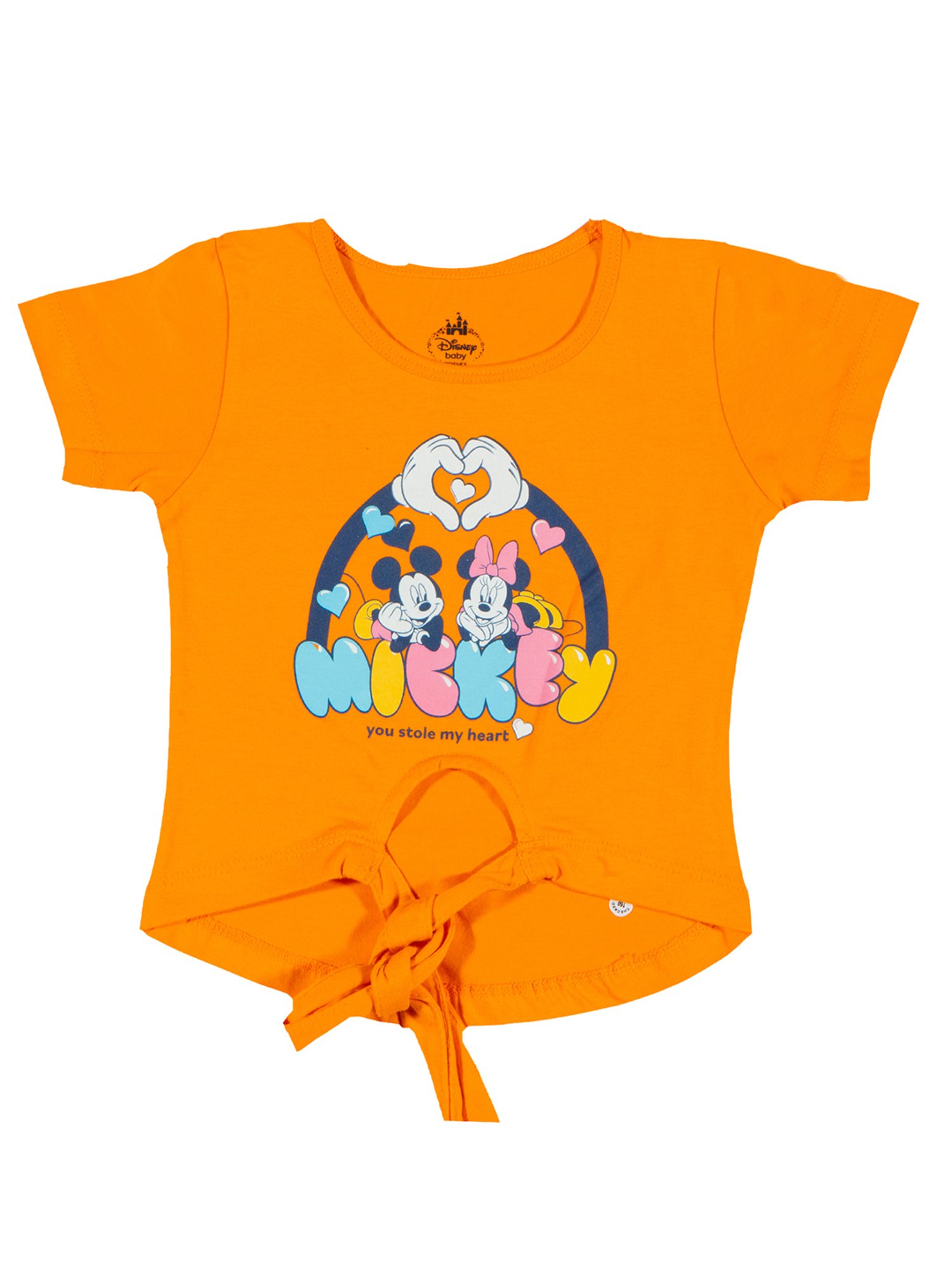 Bodycare Kids Orange Printed T-Shirt