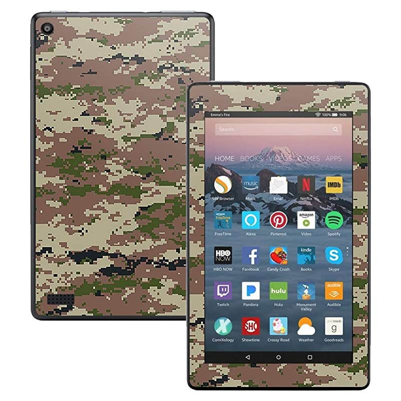 Skin Compatible with  Kindle Fire 7 (2017) - Urban Camo | Protective, Durable, and Unique Vinyl Decal wrap Cover | Easy to Apply, Remove, and Change Styles | Made in The USA