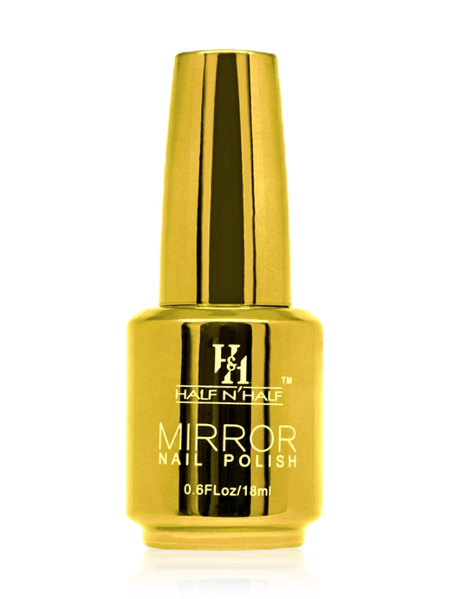 Half N Half Mirror Nail Polish Golden - 18 ml