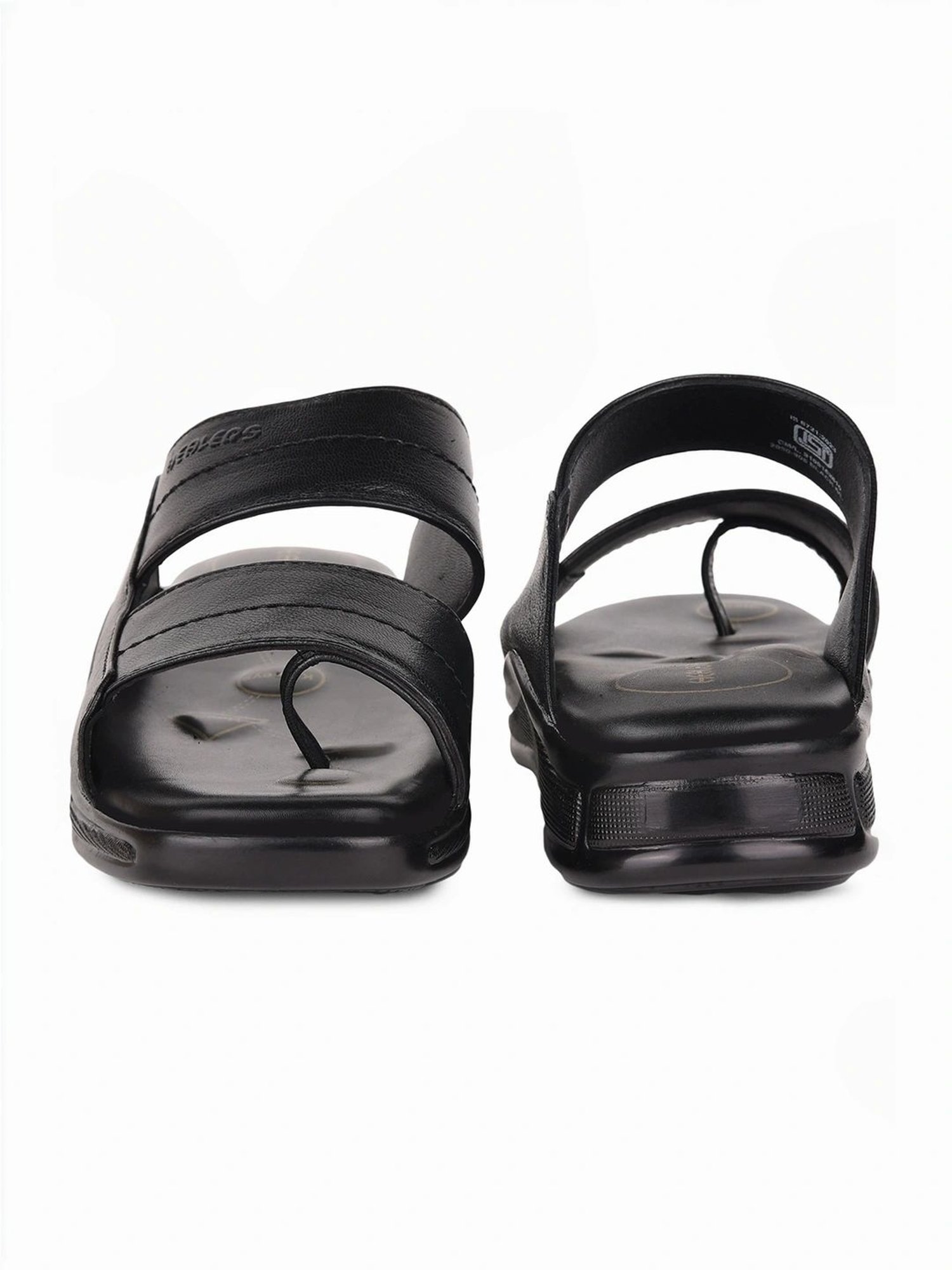 Healers by Liberty Men's Black Toe Ring Sandals