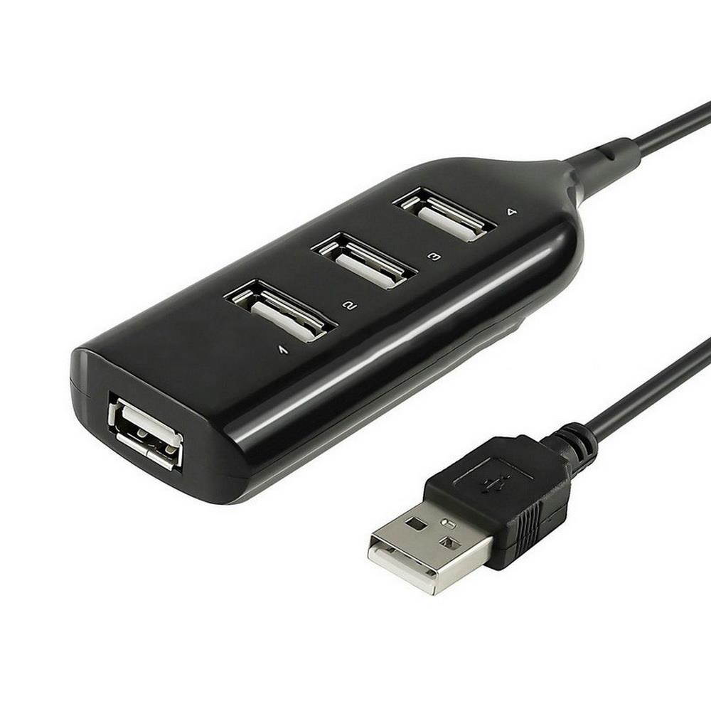 axGear USB 2.0 HUB 4 Port External For High Speed Data Transfer
