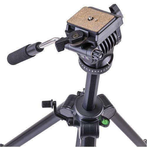 Takama 66" 3 Section Video Tripod with Fluid Head, 10 Lbs Capacity #TAK-V3300