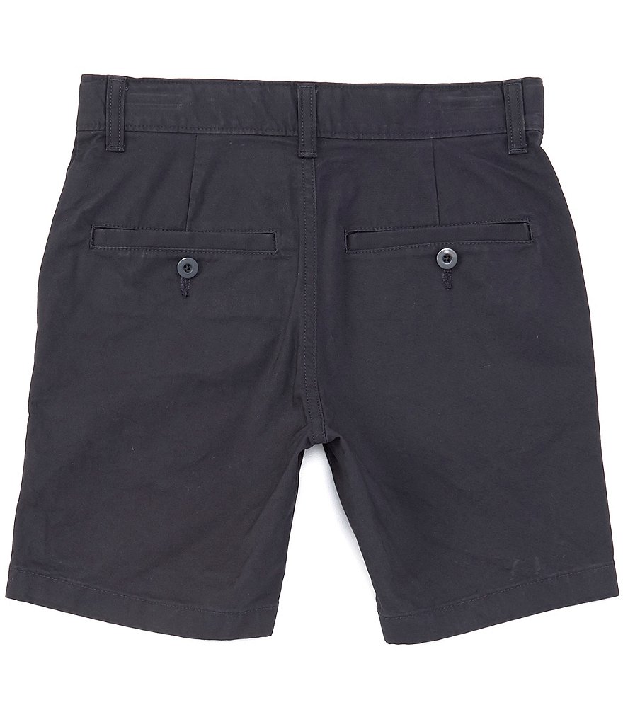 Class Club Little Boys 2T-7 Flat-Front Stretch Twill Shorts