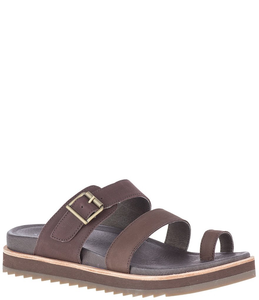 Merrell Women's Juno Leather Buckle Slides