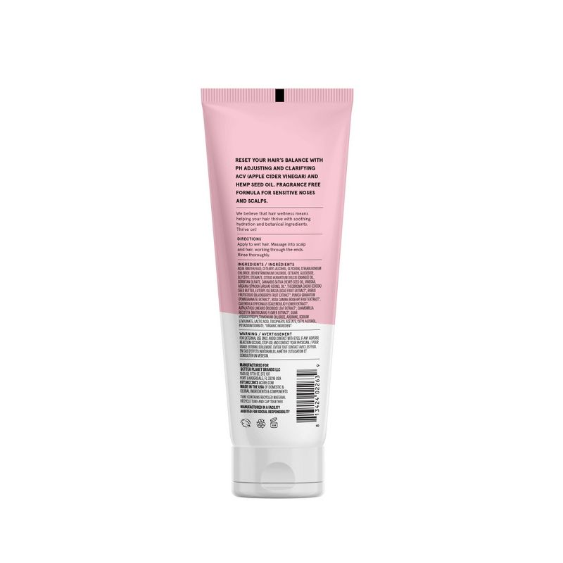 Acure Buildup Balancing Hemp & ACV Conditioner - 8 fl oz