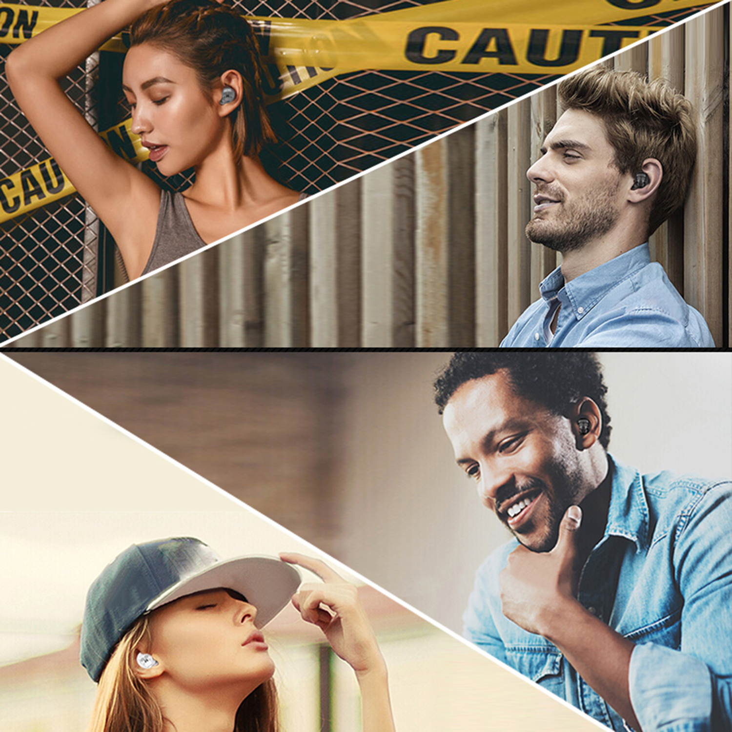 Wireless Bluetooth 4.2 Headset Stereo personality Headphones Earphone For IPhone Samsung HTC