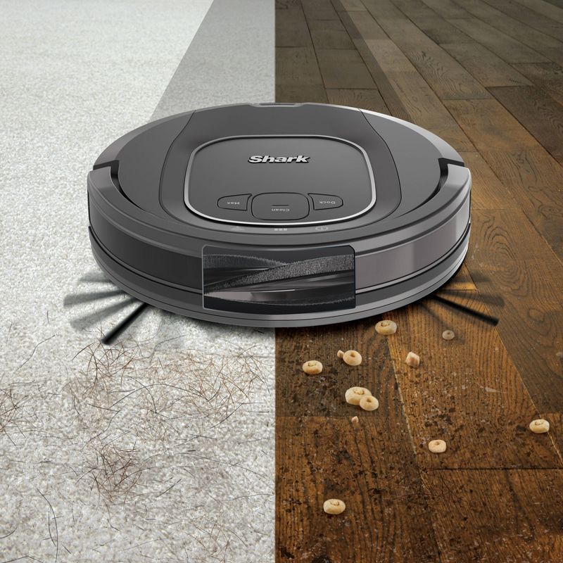 bObsweep PetHair Vision Wi-Fi Connected Robot Vacuum Cleaner and Mop - Steel