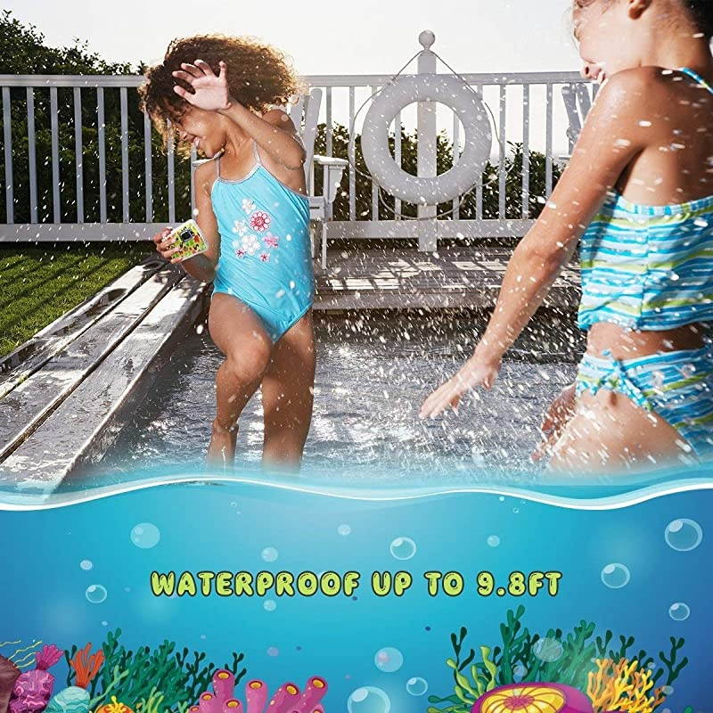 Kids Digital Camera -  Waterproof Camera for Kids with 2.0 inch TFT Display, 8MP Children Underwater Camera for Boys Girls Toys Gift
