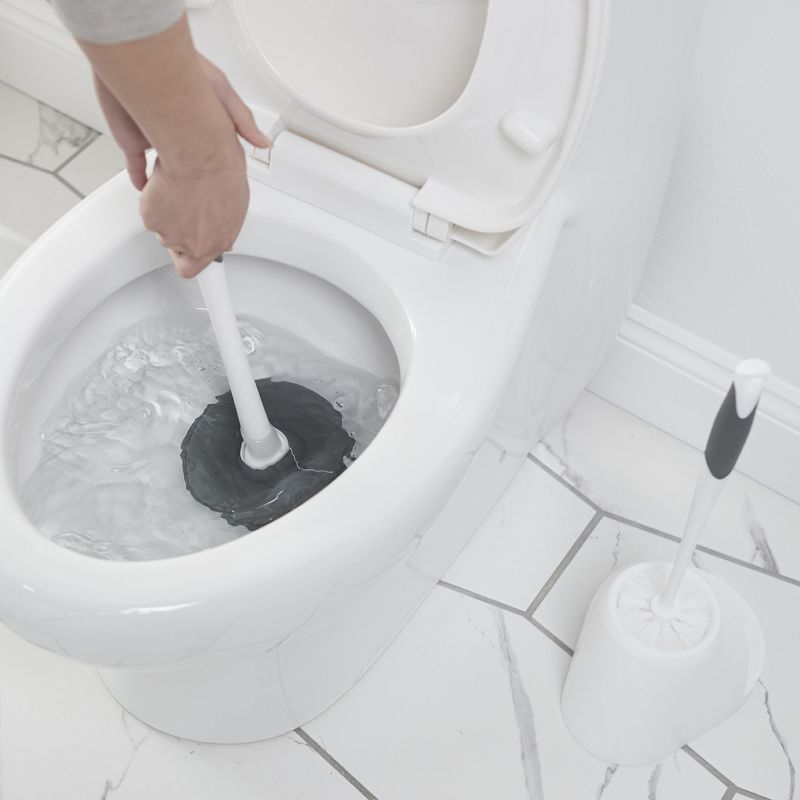 Clorox Plunger & Toilet Brush with Carry Caddy