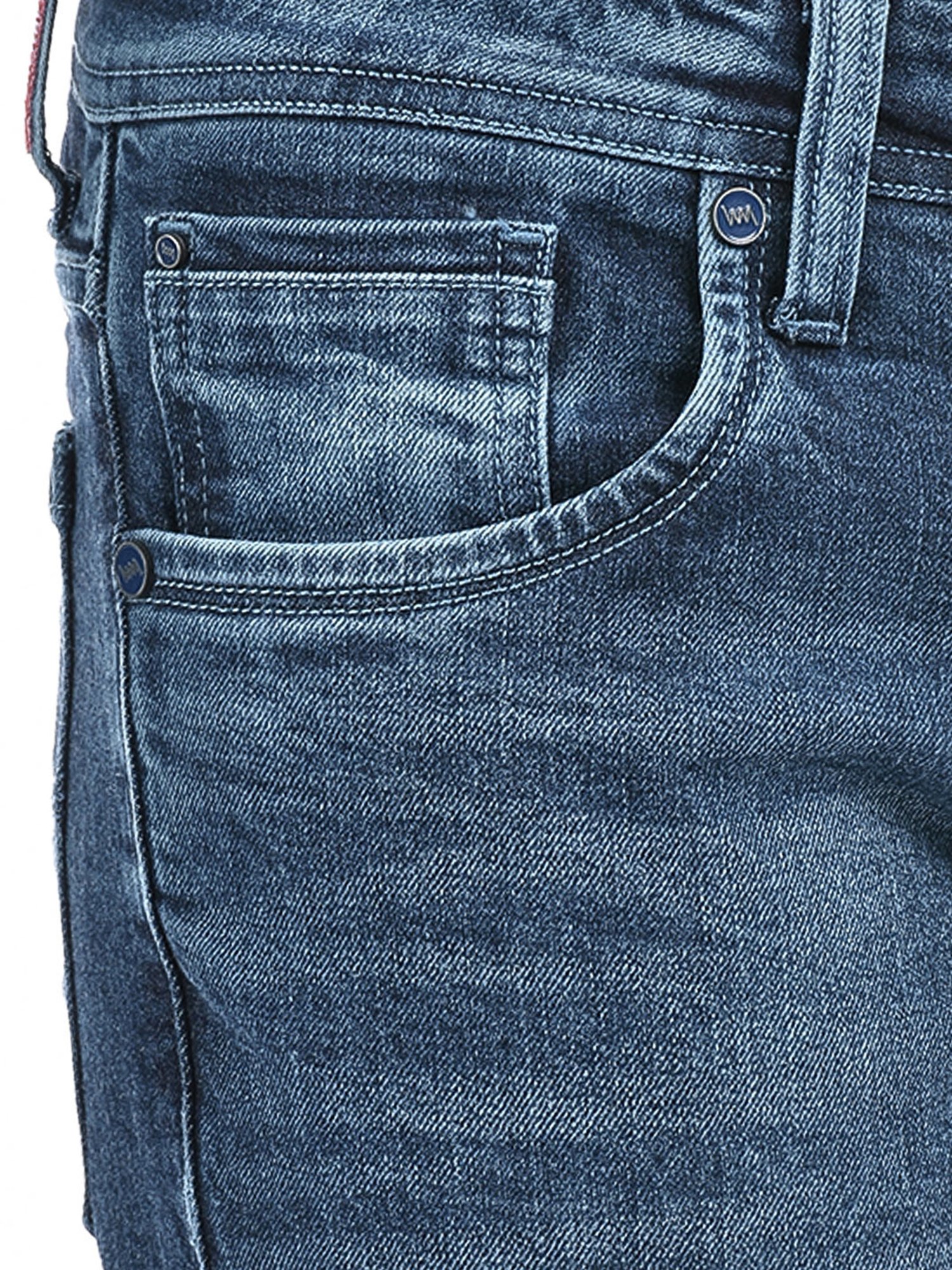 Lawman Pg3 Blue Slim Fit Lightly Washed Jeans