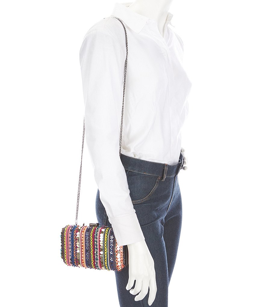 Kate Landry Crushed Crystal Clutch Bag