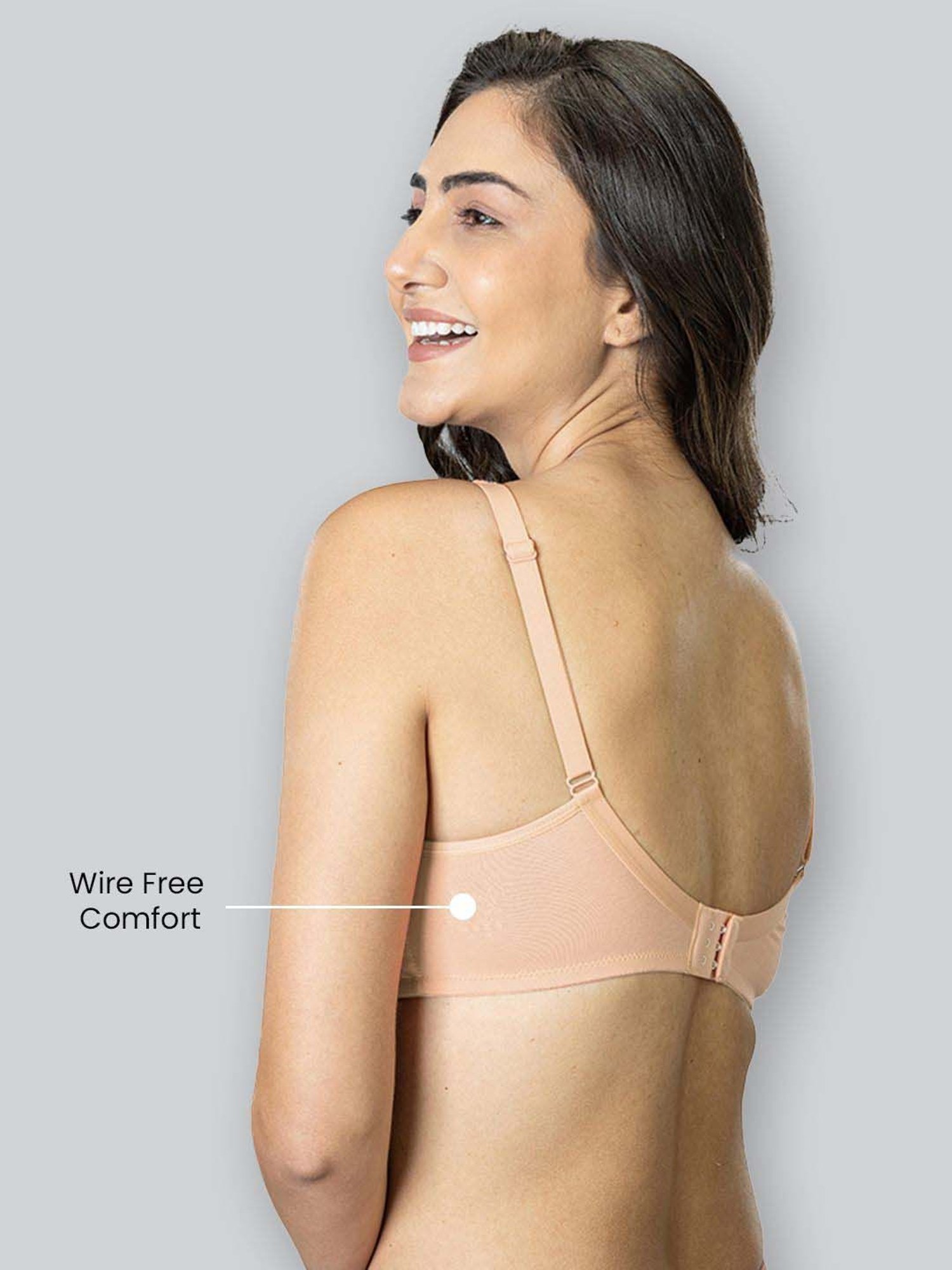 Lyra Tan Cotton T-Shirt Bra