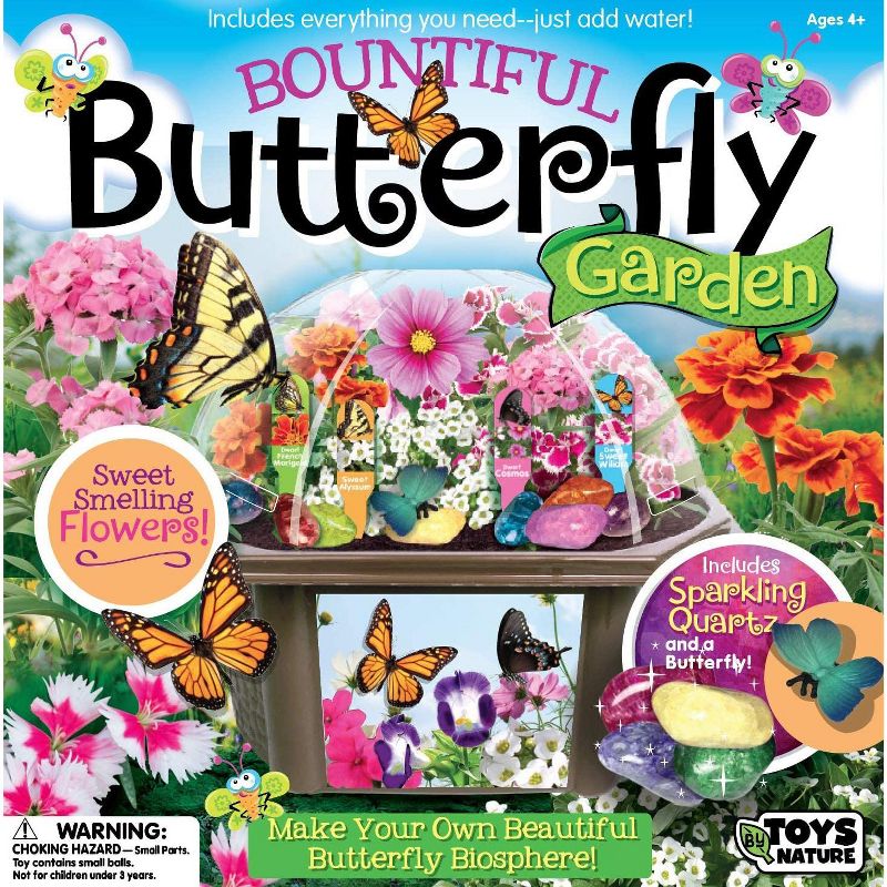 Toys By Nature Biosphere Terrarium - Bountiful Butterfly Garden