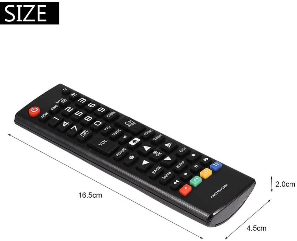 AKB74915304 Remote Control Replacement for LG Smart TV, Durable Universal Remote Control Replacement for LG AKB74915304 HD TV