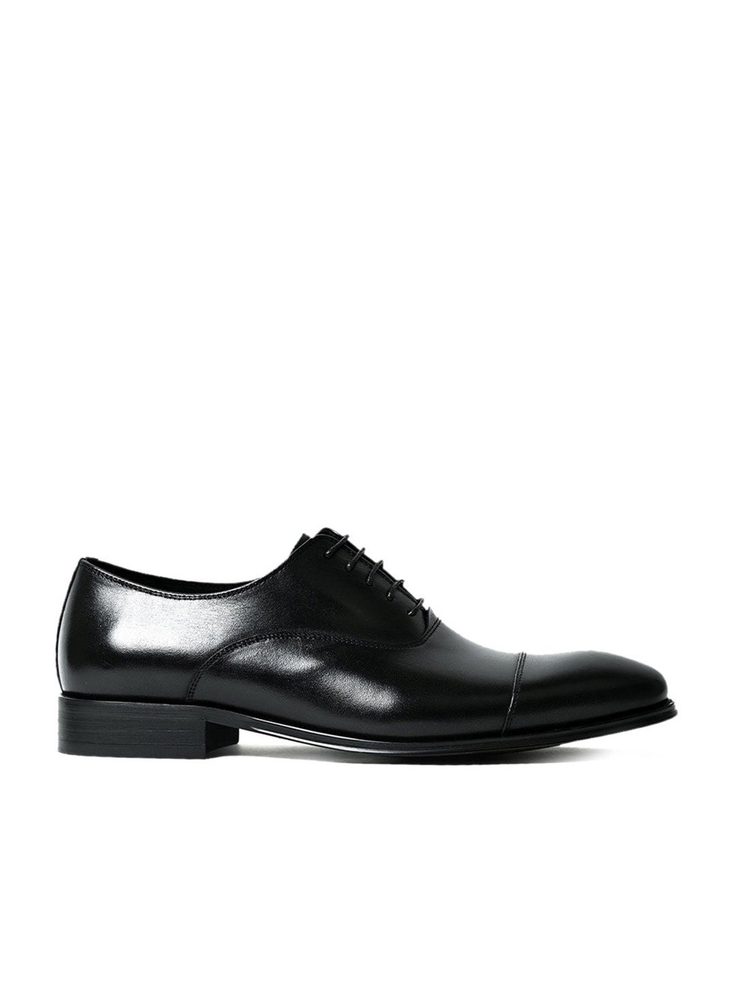 Cobblerz Men's Black Oxford Shoes