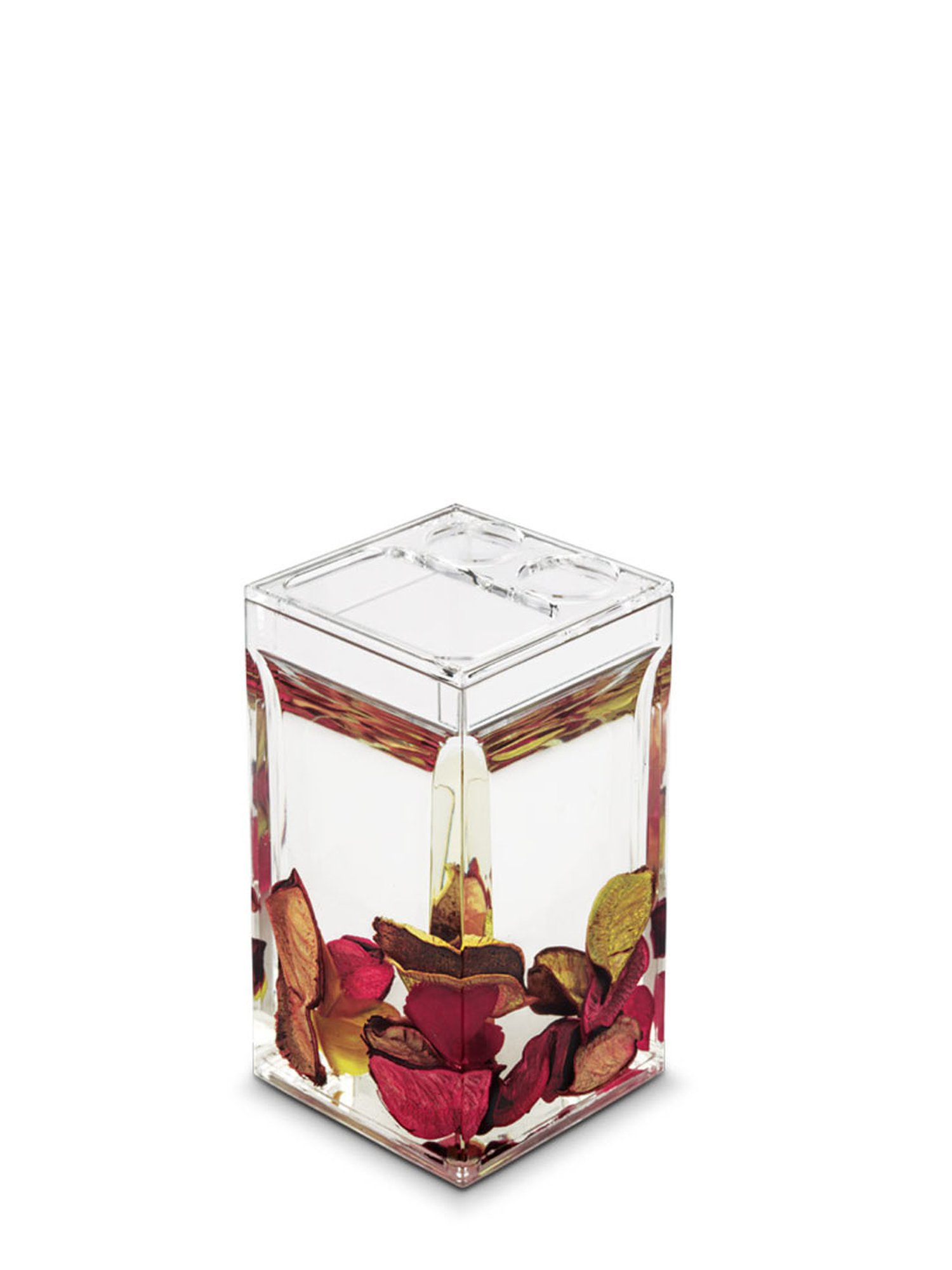 Freelance Red Acrylic Set of 4 Bathroom Accessories