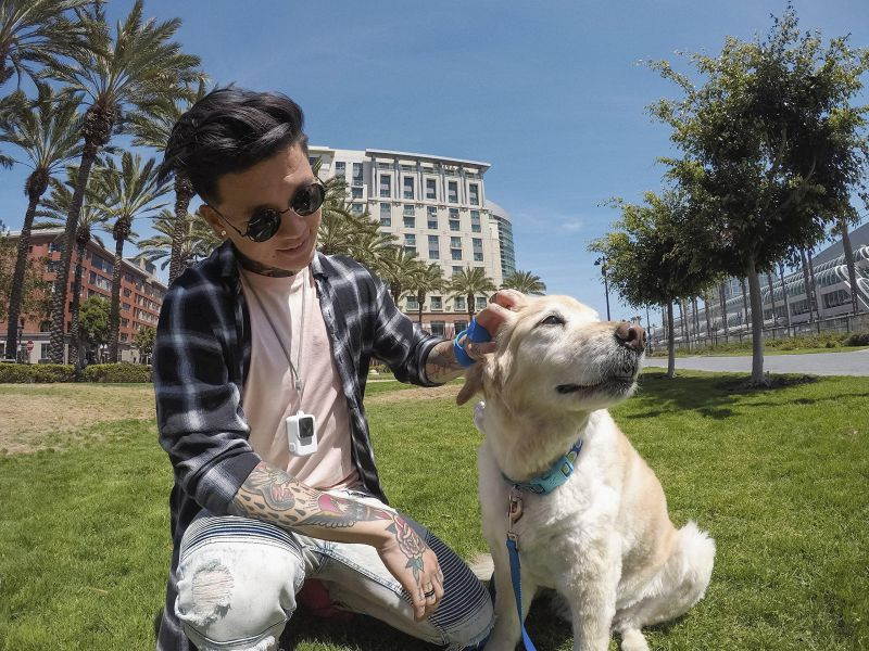 GoPro Sleeve & Lanyard for HERO6 Black, HERO5 Black & HERO (2018) Cameras, Black