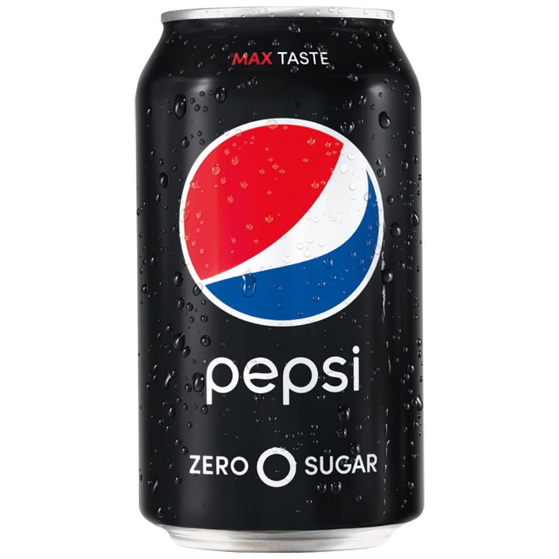 Pepsi Zero Sugar Cola Soda - 24pk/12 fl oz Cans