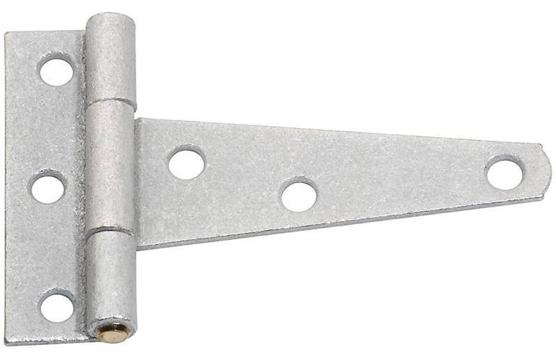 NATIONAL HARDWARE N128-801 Tee Hinge, Steel, 2-1/2InH x 4InW, PR