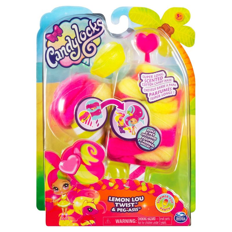 Candylocks Doll + Pet - Lemon Lou Twist & Peg-asis