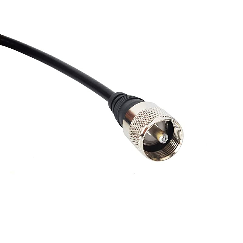 TC-110NMO CB/VHF/UHF/HF Ham Radio Antenna Magnet Mount NMO Connection Style W/5M(16.4ft) RG58 Coaxial Cable PL-259 Plug