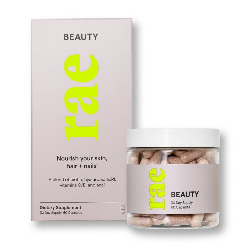Rae Beauty Dietary Supplement Capsules - 60ct