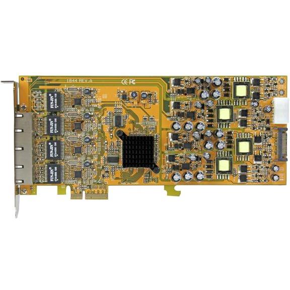 Digium 1TE435BF Four (4) Span Digital T1/E1/J1/Pri PCI-Express X1 Card